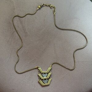 Gold Geometric Pendant Necklace